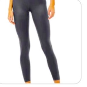ALO grey/blue iridescent leggings